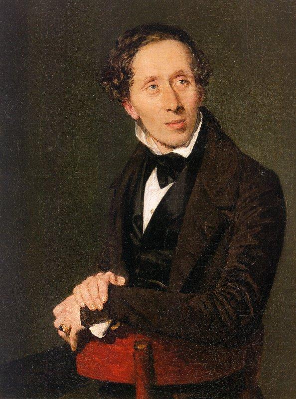 Christian Albrecht Jensen Portrait of Hans Christian Andersen